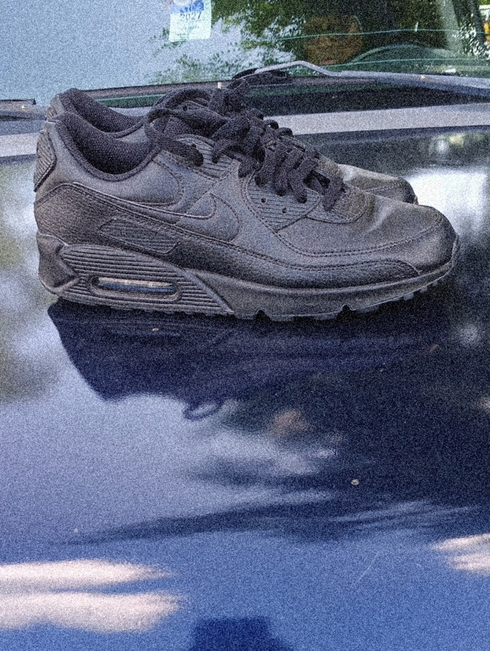 Nike Air Max All-Black Athletic Sneakers